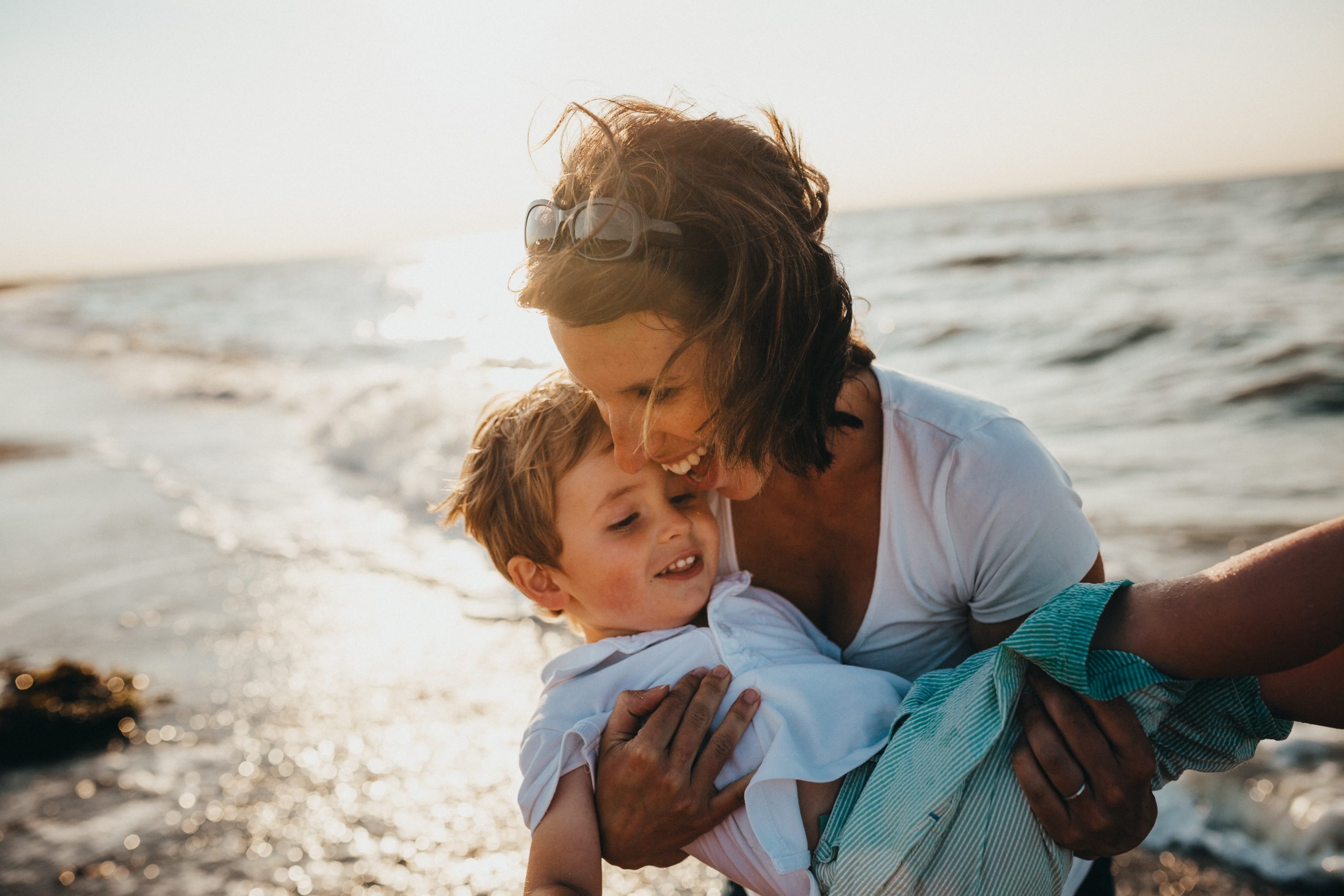 Mother and child Pilates